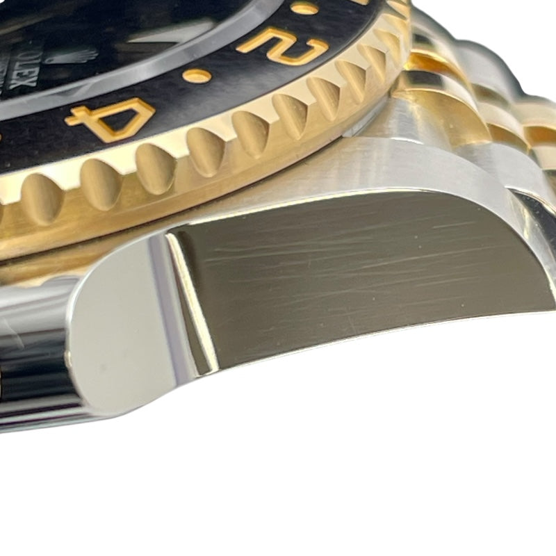 ロレックス ROLEX GMTマスター2 ランダムシリアル 126713GRNR ブラック K18YG/SS メンズ 腕時計