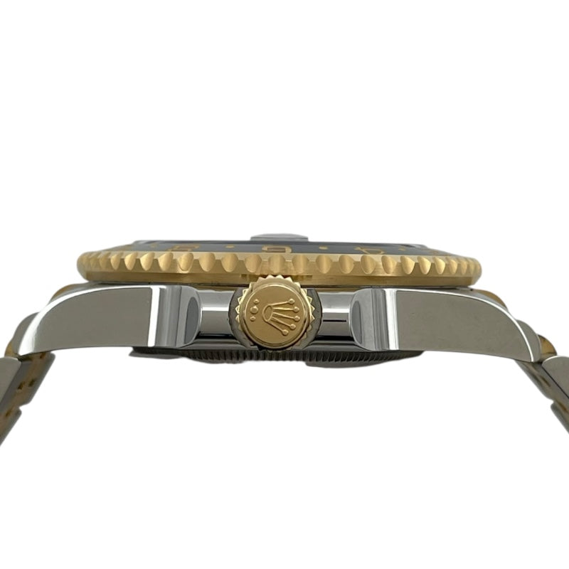 ロレックス ROLEX GMTマスター2 126713GRNR ブラック K18/SS 自動巻き メンズ 腕時計