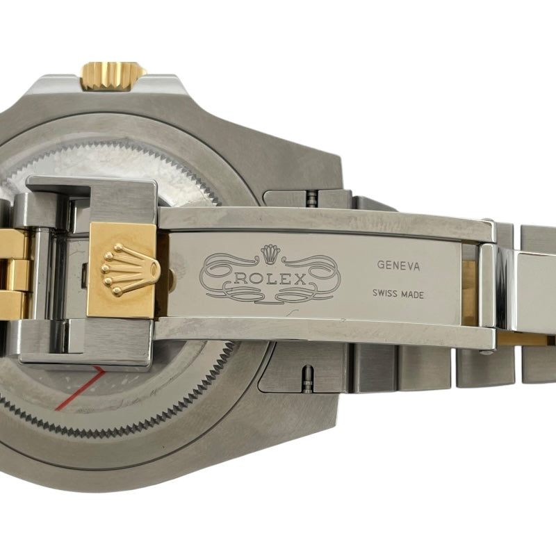 ロレックス ROLEX GMTマスター2 126713GRNR ブラック K18/SS 自動巻き メンズ 腕時計