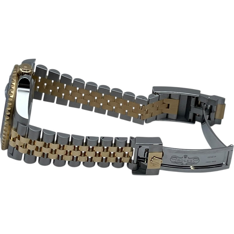 ロレックス ROLEX GMTマスター2 126713GRNR ブラック K18/SS 自動巻き メンズ 腕時計