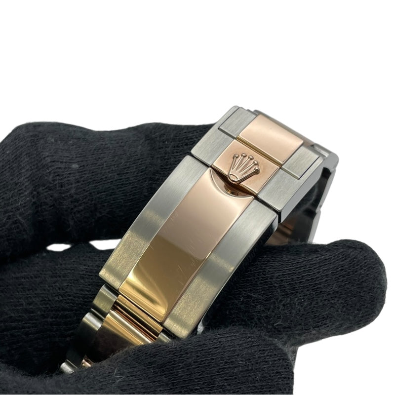 ロレックス ROLEX GMTマスター2 126711CHNR ブラック PG/SS メンズ 腕時計