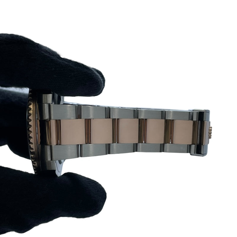 ロレックス ROLEX GMTマスター2 126711CHNR ブラック PG/SS メンズ 腕時計