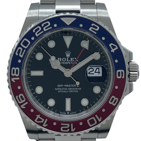 ロレックス ROLEX GMTマスター2 126710BLRO ブラック SS メンズ 腕時計