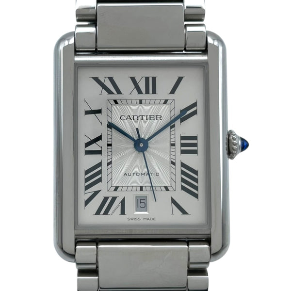 カルティエ Cartier タンク マスト XL WSTA0053 シルバー SS 自動巻き メンズ 腕時計
