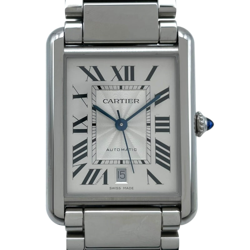 カルティエ Cartier タンク マスト XL WSTA0053 シルバー SS 自動巻き メンズ 腕時計