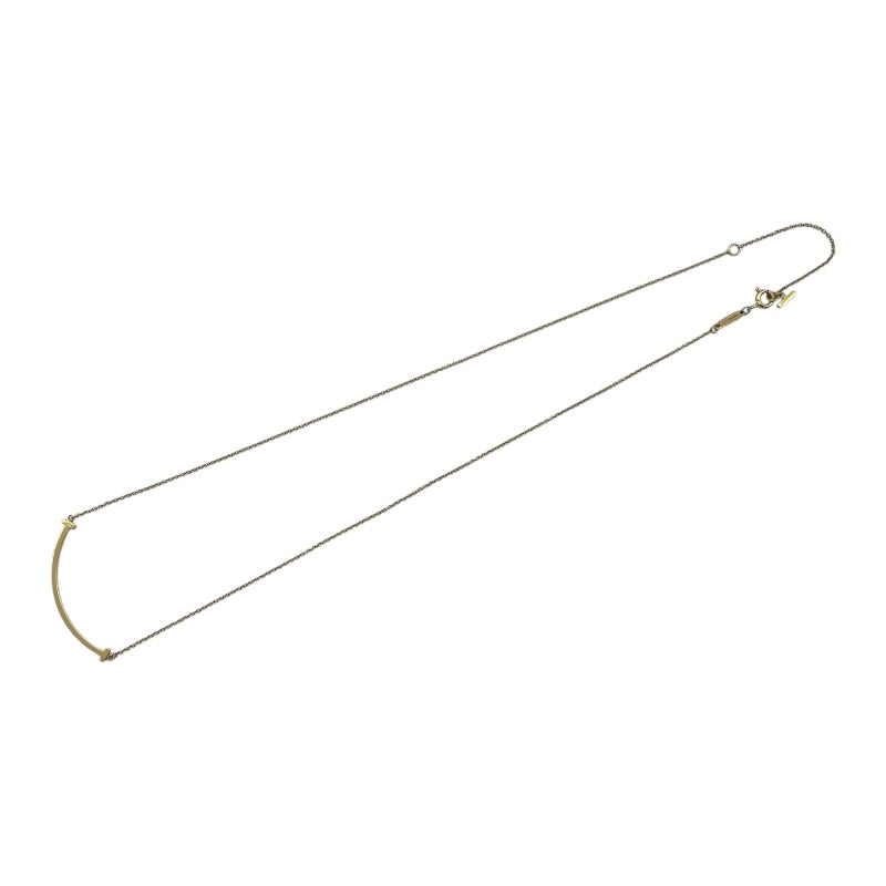 ティファニー TIFFANY＆CO Tスマイルネックレススモール ゴールド Au750 ジュエリー