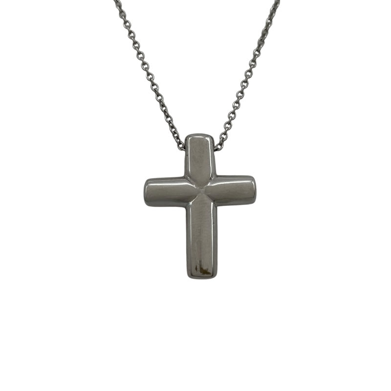 ティファニー TIFFANY＆CO ドッツクロスネックレス プラチナ Pt950 ダイヤモンド　 ジュエリー