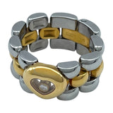 ショパール Chopard ハッピーDリング ゴールド K18・SS ダイヤモンド ジュエリー