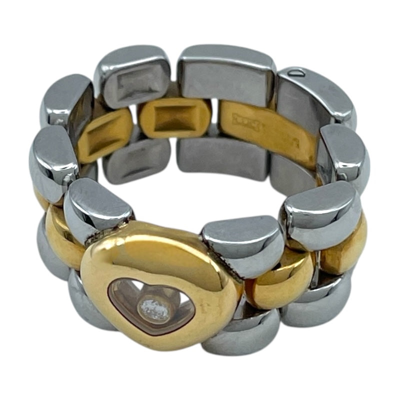 ショパール Chopard ハッピーDリング ゴールド K18・SS ダイヤモンド ジュエリー