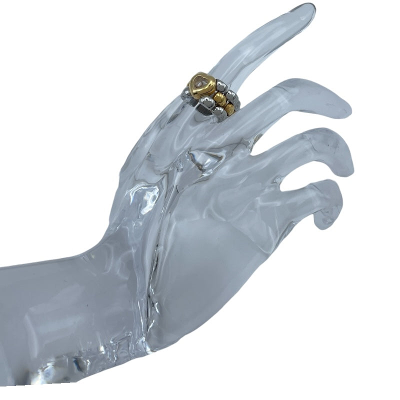 ショパール Chopard ハッピーDリング ゴールド K18・SS ダイヤモンド ジュエリー