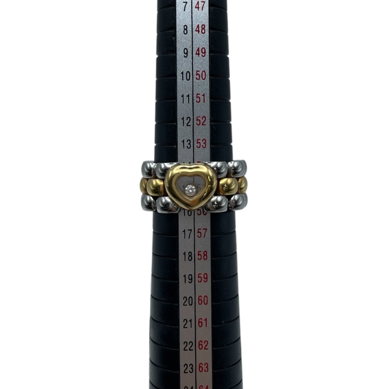 ショパール Chopard ハッピーDリング ゴールド K18・SS ダイヤモンド ジュエリー