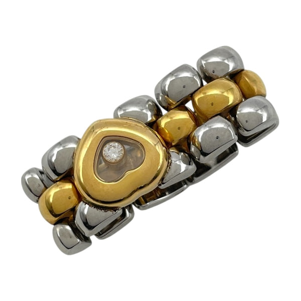 ショパール Chopard ハッピーDリング ゴールド K18・SS ダイヤモンド ジュエリー