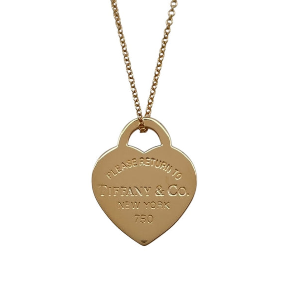 ティファニー TIFFANY＆CO リターントゥネックレス ピンクゴールド Au750 ジュエリー