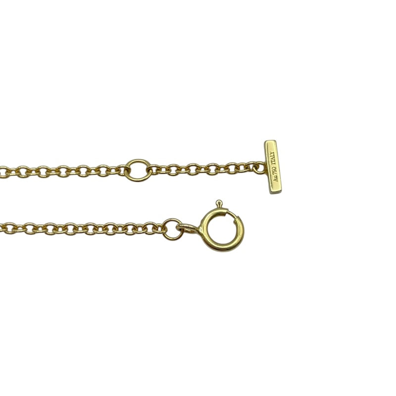 ティファニー TIFFANY＆CO Tスマイルブレスミニ ゴールド Au750 ジュエリー