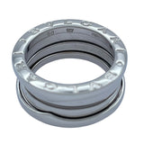 ブルガリ BVLGARI ビーゼロワンリング3バンド(S) ホワイトゴールド 750 ジュエリー