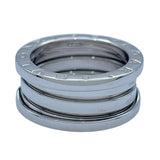 ブルガリ BVLGARI ビーゼロワンリング3バンド(S) ホワイトゴールド 750 ジュエリー