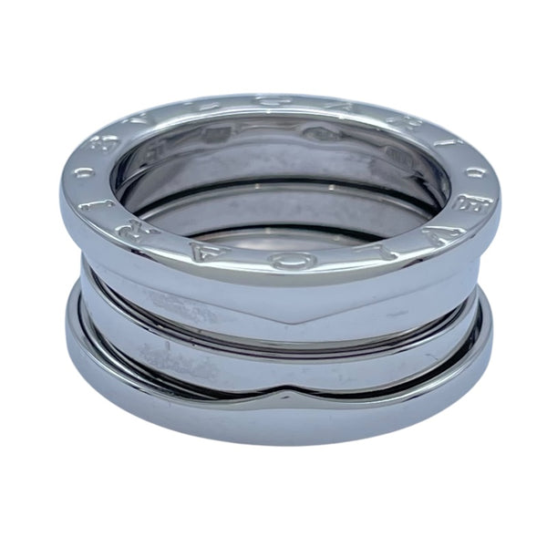 ブルガリ BVLGARI ビーゼロワンリング3バンド(S) ホワイトゴールド 750 ジュエリー