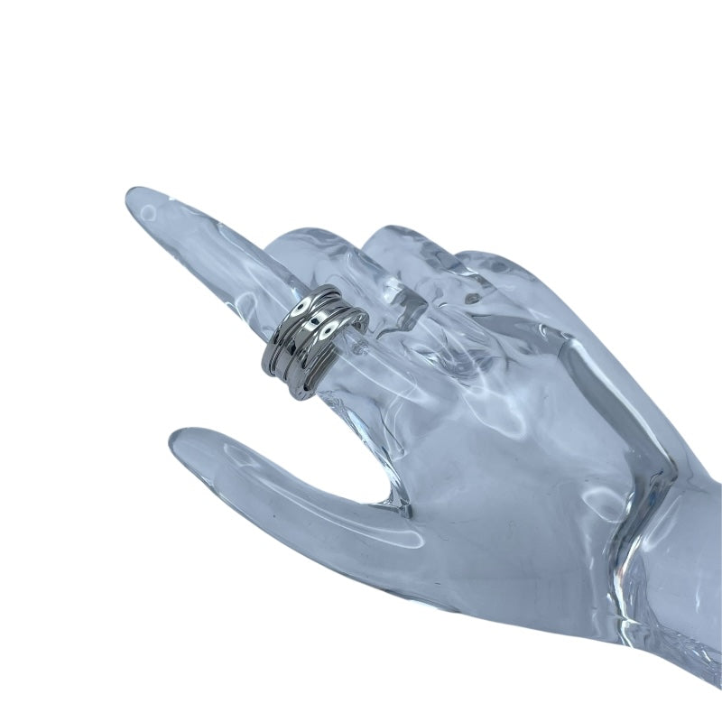 ブルガリ BVLGARI ビーゼロワンリング3バンド(S) ホワイトゴールド 750 ジュエリー