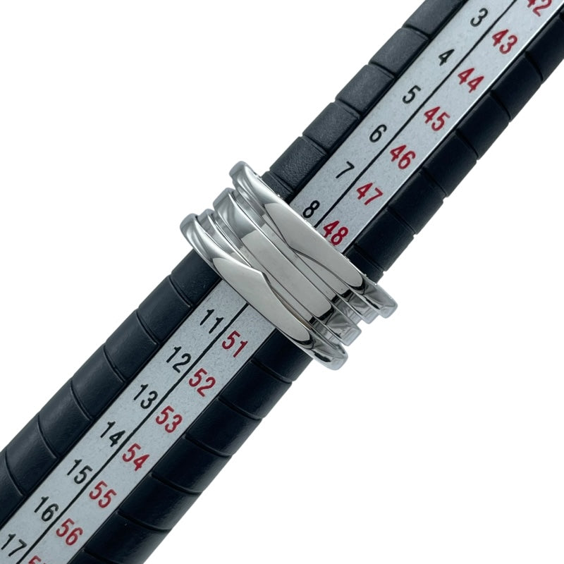 ブルガリ BVLGARI ビーゼロワンリング3バンド(S) ホワイトゴールド 750 ジュエリー