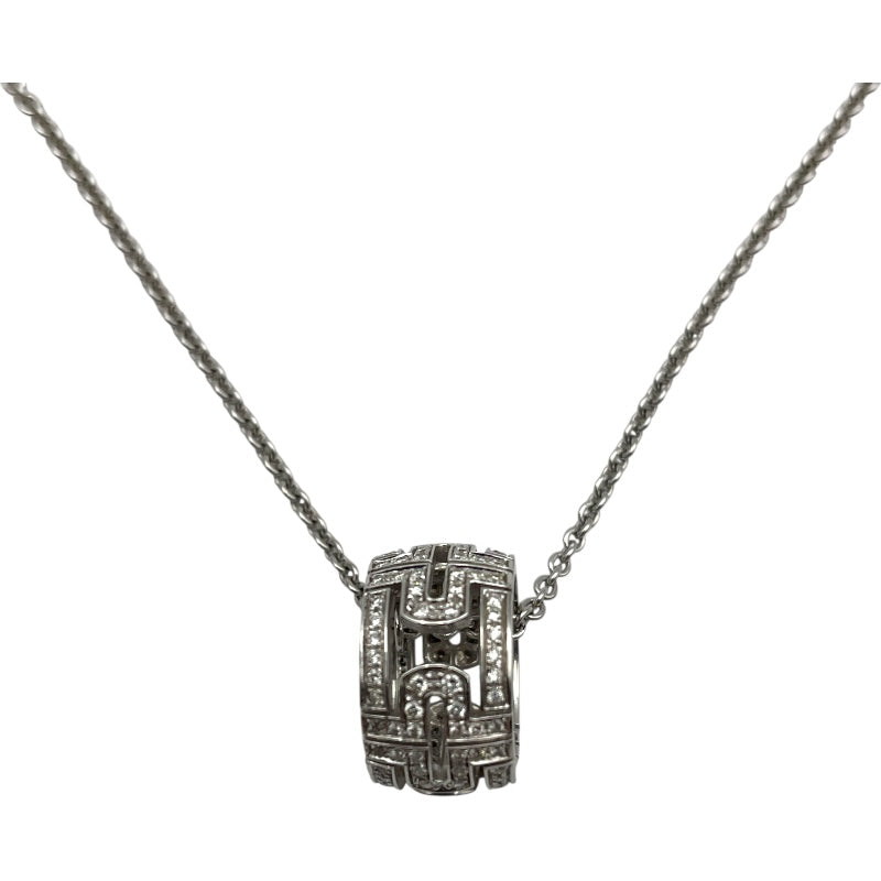 ブルガリ BVLGARI オープンパレンテシネックレス ホワイトゴールド 750 ダイヤモンド ジュエリー