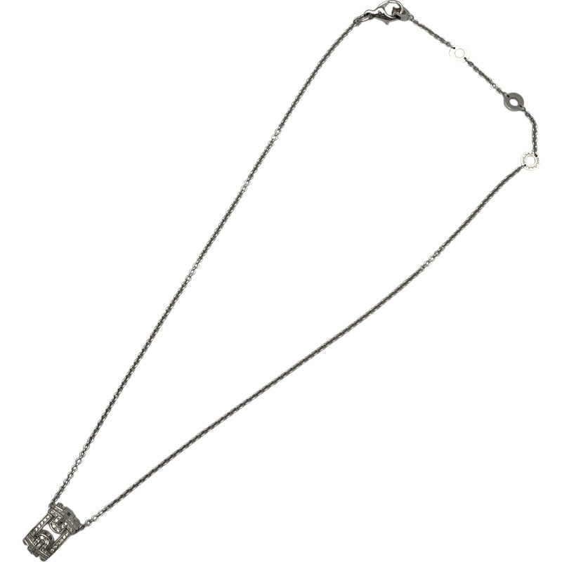 ブルガリ BVLGARI オープンパレンテシネックレス ホワイトゴールド 750 ダイヤモンド ジュエリー