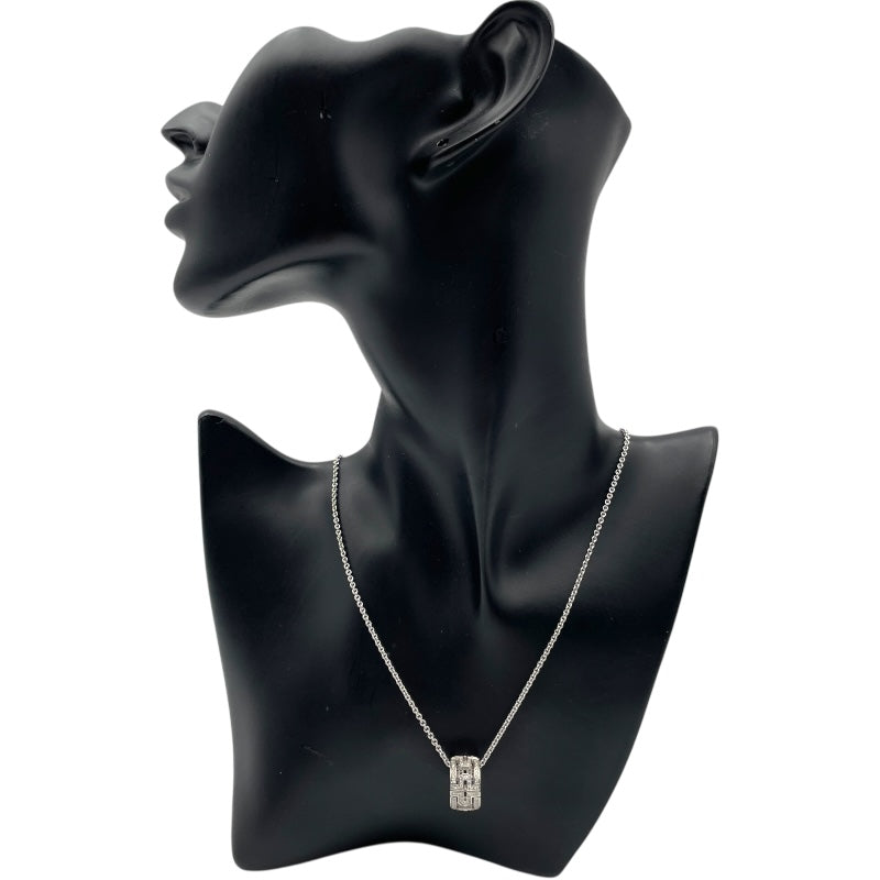 ブルガリ BVLGARI オープンパレンテシネックレス ホワイトゴールド 750 ダイヤモンド ジュエリー