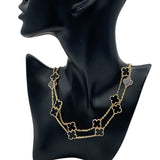 ヴァンクリーフ＆アーペル Van Cleef & Arpels ヴィンテージ アルハンブラネックレス20モチーフ ゴールド Au750/オニキス ジュエリー
