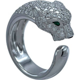 カルティエ Cartier パンテール ドゥ カルティエ リング　 ホワイトゴールド 750/エメラルド/オニキス/ダイヤモンド ジュエリー
