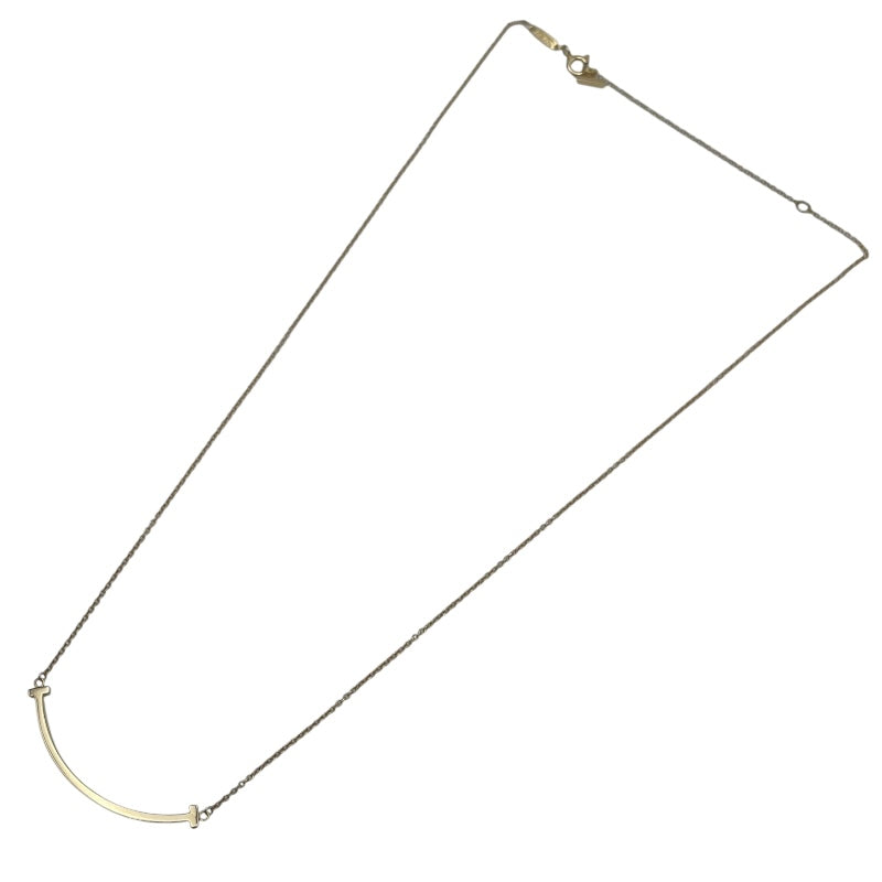 ティファニー TIFFANY＆CO Tスマイルネックレススモール ゴールド Au750 ジュエリー