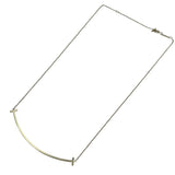 ティファニー TIFFANY＆CO Tスマイルネックレスラージ ゴールド Au750 ジュエリー