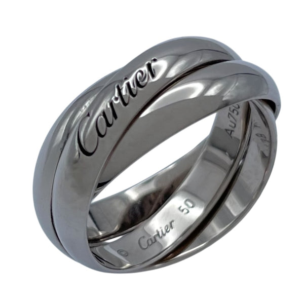 カルティエ Cartier トリニティリング ホワイトゴールド Au750 ジュエリー