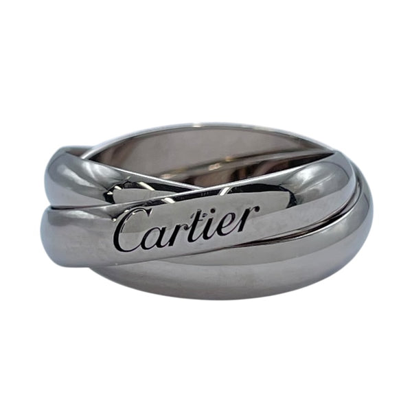 カルティエ Cartier トリニティリング ホワイトゴールド Au750 ジュエリー