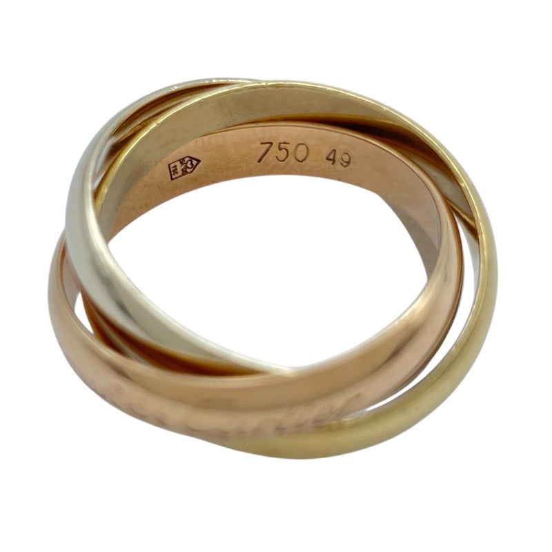 カルティエ Cartier トリニティリング ゴールドxピンクゴールドxホワイトゴールド 750 ジュエリー