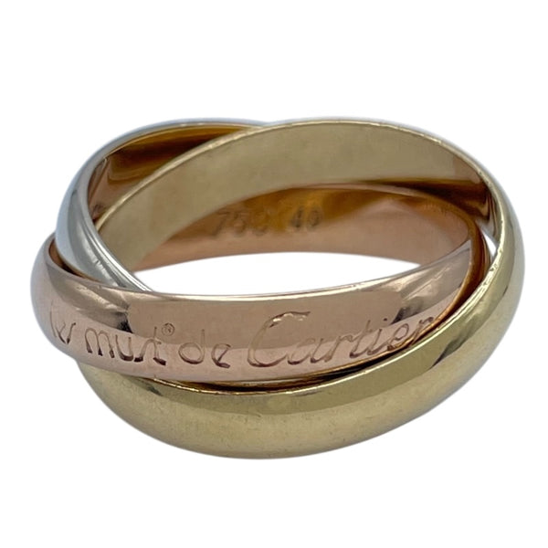 カルティエ Cartier トリニティリング ゴールドxピンクゴールドxホワイトゴールド 750 ジュエリー