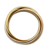 カルティエ Cartier トリニティリング ゴールドxピンクゴールドxホワイトゴールド 750 ジュエリー