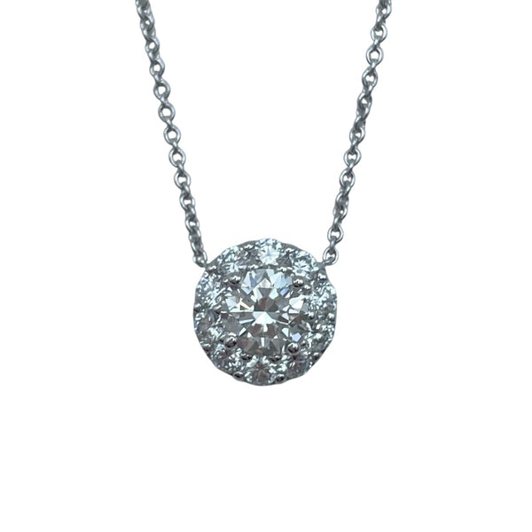 グラフ GRAFF アイコンラウンドダイヤネックレス ホワイトゴールド Au750 ジュエリー