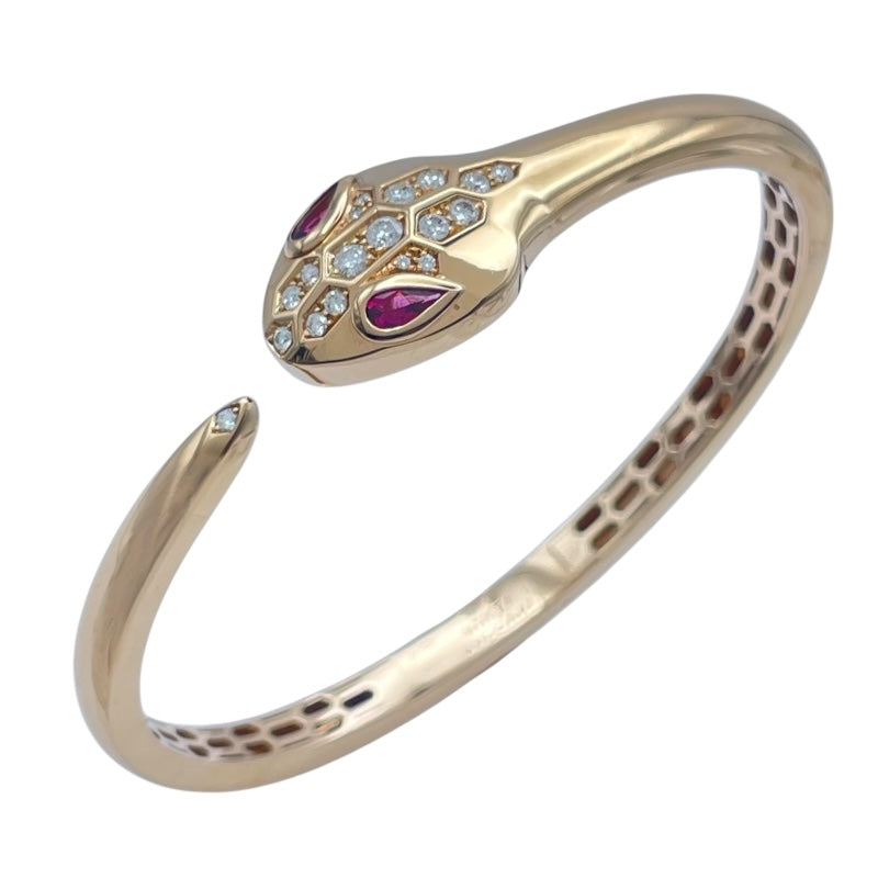 ブルガリ BVLGARI セルペンティブレス ピンクゴールド Au750 ジュエリー