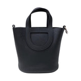 エルメス HERMES インザループ18 K刻 ブラック シルバー金具 トリヨンクレマンス レディース ハンドバッグ