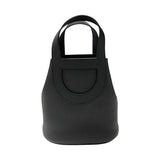 エルメス HERMES インザループ18 K刻 ブラック シルバー金具 トリヨンクレマンス レディース ハンドバッグ