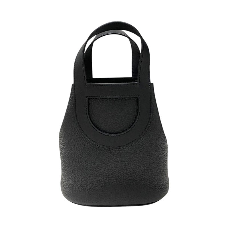 エルメス HERMES インザループ18 K刻 ブラック シルバー金具 トリヨンクレマンス レディース ハンドバッグ