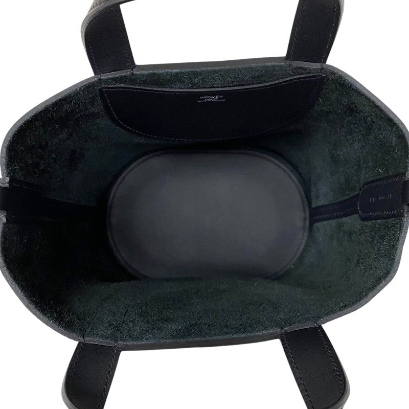 エルメス HERMES インザループ18 K刻 ブラック シルバー金具 トリヨンクレマンス レディース ハンドバッグ