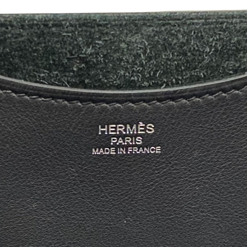 エルメス HERMES インザループ18 K刻 ブラック シルバー金具 トリヨンクレマンス レディース ハンドバッグ