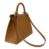 エルメス HERMES ケリー28 外縫い K刻 ゴールド シルバー金具 エプソン レディース ハンドバッグ ショルダーバッグ