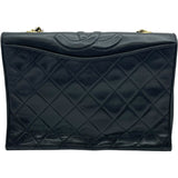 シャネル CHANEL マトラッセ フラップバッグ ブラック GD金具 ラム レディース ショルダーバッグ