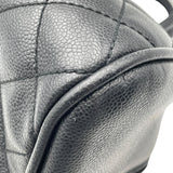 シャネル CHANEL ココマークボストンバッグ 10番台 ブラック キャビア レディース ハンドバッグ