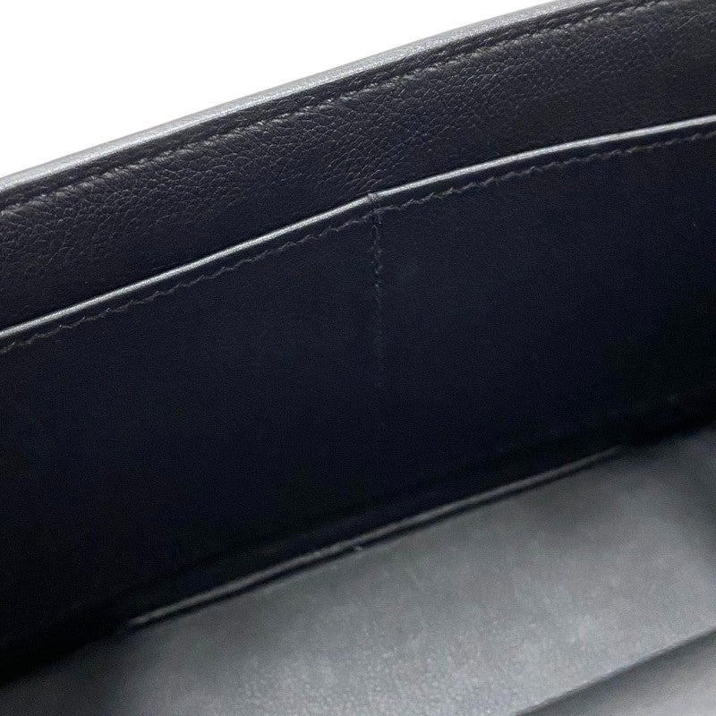 エルメス HERMES ゲタ U刻印 (2022年製) ブラック シルバー金具 シェーブル レディース ショルダーバッグ