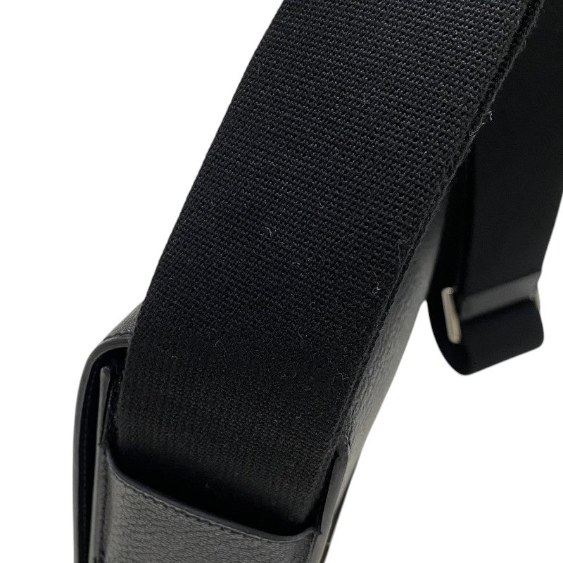 エルメス HERMES ゲタ U刻印 (2022年製) ブラック シルバー金具 シェーブル レディース ショルダーバッグ