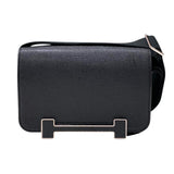 エルメス HERMES ゲタ U刻印 (2022年製) ブラック シルバー金具 シェーブル レディース ショルダーバッグ