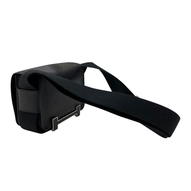 エルメス HERMES ゲタ U刻印 (2022年製) ブラック シルバー金具 シェーブル レディース ショルダーバッグ