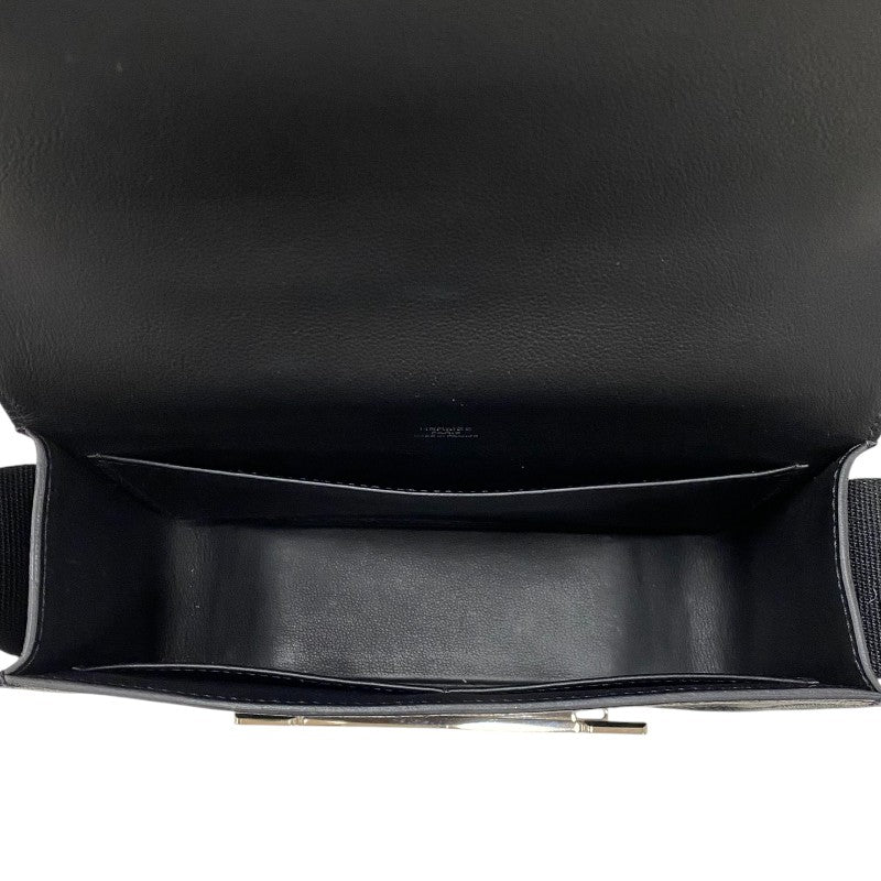 エルメス HERMES ゲタ U刻印 (2022年製) ブラック シルバー金具 シェーブル レディース ショルダーバッグ